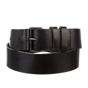Black leather Balenciaga belt